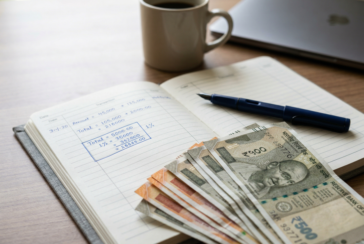 Risk management trading India rupee example